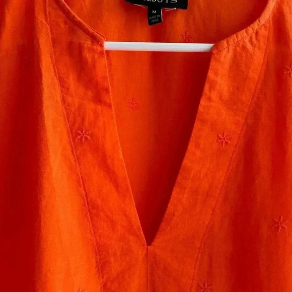 Miraclesuit x Talbot’s Eyelet Tunic Cover-Up, Orange, Swimwear, Size Medium - Picture 13 of 15